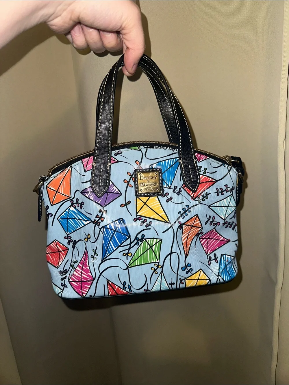 Dooney & Bourke Disney Mary Poppins Medium Handbag Multicolor Kite Print